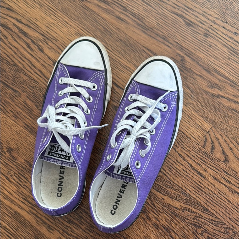 Converse Classic Purple Canvas Sneakers Men